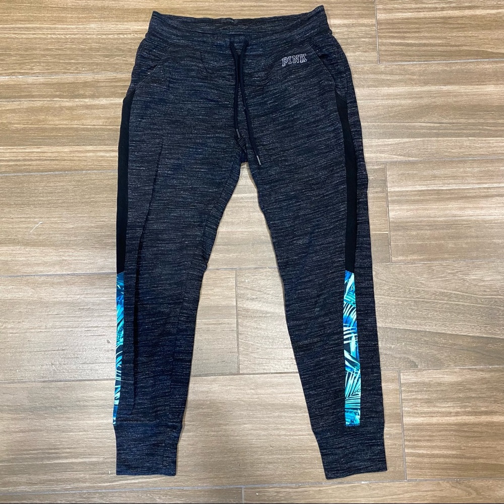 VS Pink tropical detailed joggers